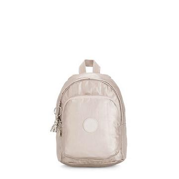 Kipling Delia Compact Metallic Convertible Rugzak Beige | BE 1558MQ